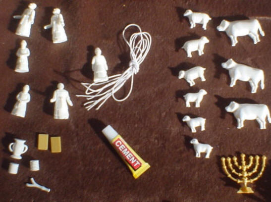 photo of tabernacle kit parts