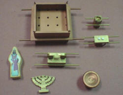 Photo of furnishings in model.